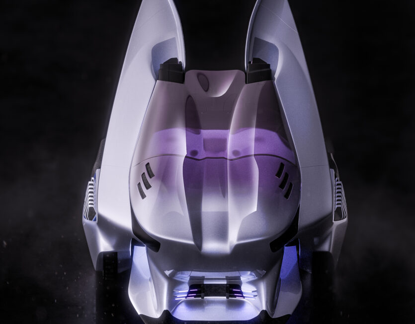 Synchronaut Project, vehicle design for a silicon based world - movie vehicle design